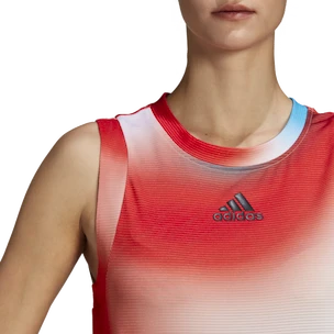 Damen Tank-Top adidas  Melbourne Printed Match Tank White/Red/Blue