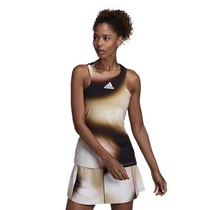 Damen Tank-Top adidas  Melbourne Y-Tank Sandy Beige