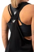 Damen Tank-Top Nebbia  Sleeveless Loose Cross Back Tank Top "Feeling Good" Black