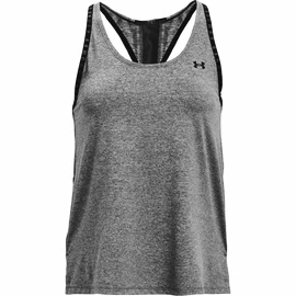 Damen Tank-Top Under Armour Knockout Mesh Back Tank Grey