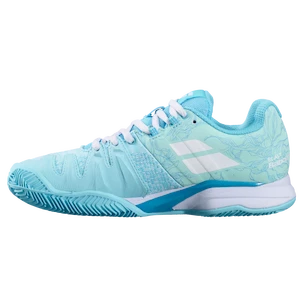 Damen Tennisschuhe Babolat Propulse Blast Clay Tanger Turquoise