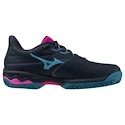 Damen Tennisschuhe Mizuno Wave Exceed Light 2 W Padel Midnight Navy/Fuchsia Purple