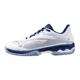 Damen Tennisschuhe Mizuno Wave Exceed Light 2 W White/Bellwether Blue