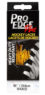 Eishockey Schnürsenkel  Sportstape  Solid Red Double Tracer Waxed Lace 70S Yellow