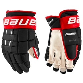 Eishockeyhandschuhe Bauer Pro Series Black/Red Junior