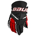 Eishockeyhandschuhe Bauer Supreme M3 Black/Red Senior 14 Zoll