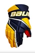 Eishockeyhandschuhe Bauer Vapor 3X Navy/Gold Intermediate