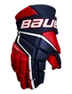 Eishockeyhandschuhe Bauer Vapor 3X Navy/Red/White Intermediate