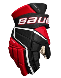 Eishockeyhandschuhe Bauer Vapor 3X PRO Black/Red Intermediate