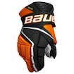 Eishockeyhandschuhe Bauer Vapor Hyperlite Black/Orange Senior 15 Zoll