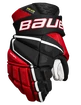 Eishockeyhandschuhe Bauer Vapor Hyperlite Black/Red Junior