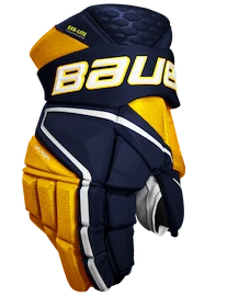 Eishockeyhandschuhe Bauer Vapor Hyperlite Navy/Gold Intermediate