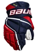 Eishockeyhandschuhe Bauer Vapor Hyperlite Navy/Red/White Junior