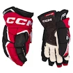 Eishockeyhandschuhe CCM JetSpeed FT6 Black/Red/White Junior 10 Zoll