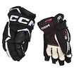 Eishockeyhandschuhe CCM JetSpeed FT6 Black/White Junior 10 Zoll