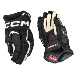 Eishockeyhandschuhe CCM JetSpeed FT6 Pro Black/White Junior