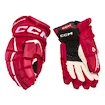 Eishockeyhandschuhe CCM JetSpeed FT6 Red/White Junior 11 Zoll