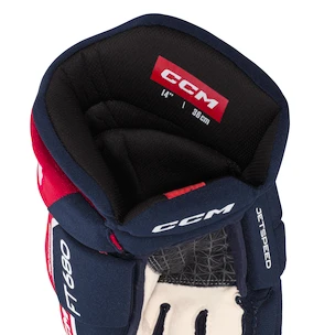 Eishockeyhandschuhe CCM JetSpeed FT680 Navy/Red/White Senior 15 Zoll