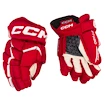 Eishockeyhandschuhe CCM JetSpeed FT680 Red/White Senior 15 Zoll