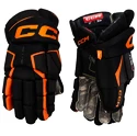 Eishockeyhandschuhe CCM Tacks AS-V Black/Orange Junior