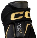 Eishockeyhandschuhe CCM Tacks AS-V PRO black/gold Junior