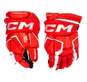 Eishockeyhandschuhe CCM Tacks AS-V PRO Red/White Junior 12 Zoll