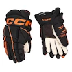 Eishockeyhandschuhe CCM Tacks XF 80 Black/Orange Senior