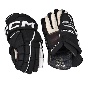 Eishockeyhandschuhe CCM Tacks XF 80 Black/White Senior