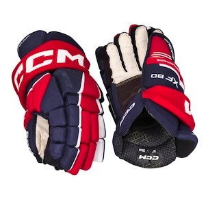 Eishockeyhandschuhe CCM Tacks XF 80 Navy/Red/White Junior