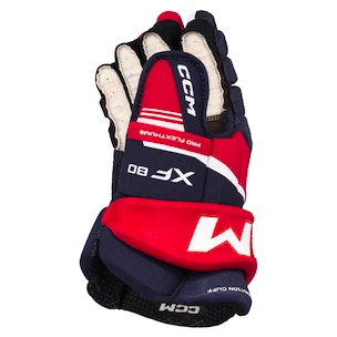 Eishockeyhandschuhe CCM Tacks XF 80 Navy/Red/White Junior