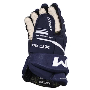 Eishockeyhandschuhe CCM Tacks XF 80 Navy/White Junior