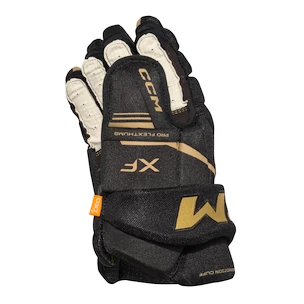 Eishockeyhandschuhe CCM Tacks XF Black/Gold Senior