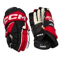 Eishockeyhandschuhe CCM Tacks XF Black/Red/White Junior