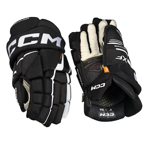 Eishockeyhandschuhe CCM Tacks XF Black/White Junior 11 Zoll