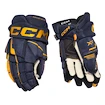 Eishockeyhandschuhe CCM Tacks XF Navy/Sunflower Senior