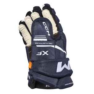 Eishockeyhandschuhe CCM Tacks XF Navy/White Junior