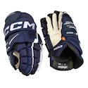 Eishockeyhandschuhe CCM Tacks XF PRO Navy/White Junior