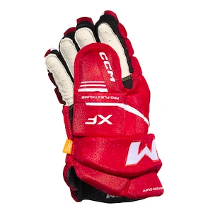 Eishockeyhandschuhe CCM Tacks XF Red/White Senior