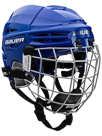 Eishockeyhelm Bauer RE-AKT 100 Combo Blue Bambini (Youth)