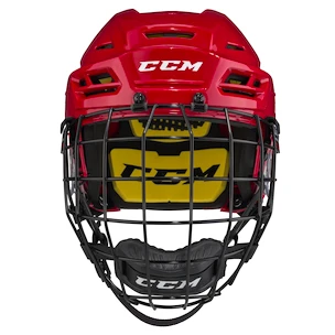 Eishockeyhelm CCM Tacks 210 Combo Red Senior