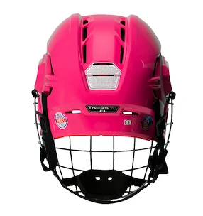 Eishockeyhelm CCM Tacks 70 Combo Pink Junior