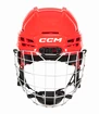 Eishockeyhelm CCM Tacks 70 Combo Red Bambini (Youth)