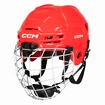 Eishockeyhelm CCM Tacks 70 Combo Red Bambini (Youth)