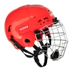 Eishockeyhelm CCM Tacks 70 Combo Red Junior