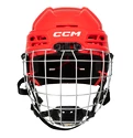 Eishockeyhelm CCM Tacks 70 Combo Red Junior