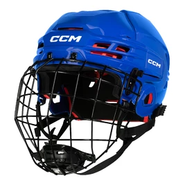 Eishockeyhelm CCM Tacks 70 Combo Royal Senior