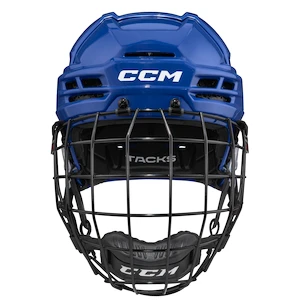 Eishockeyhelm CCM Tacks 720 Combo Royal Senior