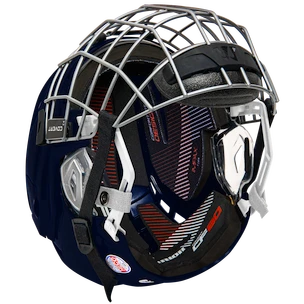 Eishockeyhelm Warrior Covert CF 80 Combo Navy Senior