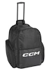 Eishockeytasche mit Rollen CCM Wheel Backpack 18 Black  Senior