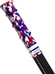 Ende des Hockeyschlägers RocketGrip  Hole Camo Grip Navy/Red